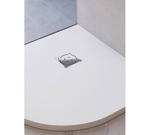 Душевой поддон полукруглый RGW ST/R-W Белый (900x900) купить  в Сочи