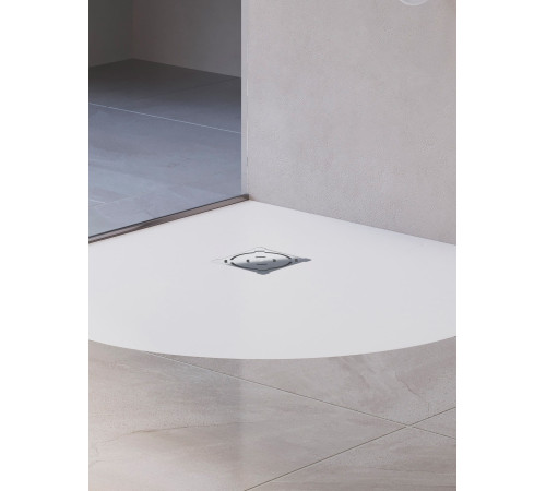 Душевой поддон полукруглый RGW ST/R-W Белый (900x900) купить  в Сочи
