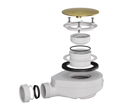 Сифон для поддонов RGW S-18G купить  в Сочи