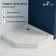 Душевой поддон трапеция RGW LUX/TN-TR 1000x1000 купить в Сочи