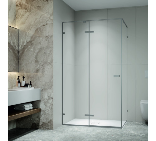 Душевой уголок с распашной дверью на петлях - RGW SV-040Gr (Прозрачное, 1200x1000) купить  в Сочи