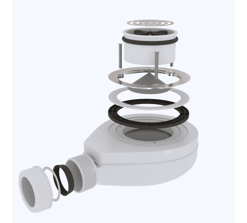 Сифон для душевых поддонов RGW S-016-1 Волна Пустыня 90 мм купить  в Сочи