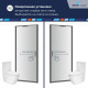 Душевая дверь RGW SV-05Gr (Ribbed (Ребристое), 1000) купить в Сочи