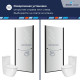 Душевая дверь Dolphin TN-03B (Прозрачное, 900) купить  в Сочи