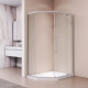 Душевой уголок стекло 6 мм, пятиугольный, форма трапеция, раздвижная дверь, RGW PA-86S (Прозрачное, 900x1000) купить  в Сочи