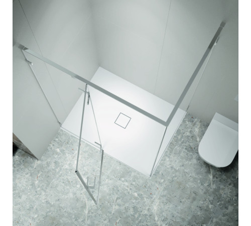 Душевой уголок с распашной дверью на петлях - RGW SV-040 (Прозрачное, 1200x1000) купить  в Сочи