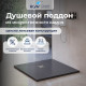 Душевой поддон квадратный RGW ST-G Графит (1000x1000) купить  в Сочи