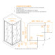 Душевой уголок RGW PA-038B (Прозрачное, 900x900) купить  в Сочи