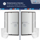 Душевая дверь RGW PA-008B (Матовое-Сатинат, 700) купить в Сочи