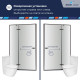 Душевая дверь RGW SV-004B (Прозрачное, 1600) купить в Сочи