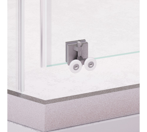 Душевой уголок стекло 6 мм, пятиугольный, форма трапеция, раздвижная дверь, RGW PA-86S (Прозрачное, 900x1000) купить  в Сочи