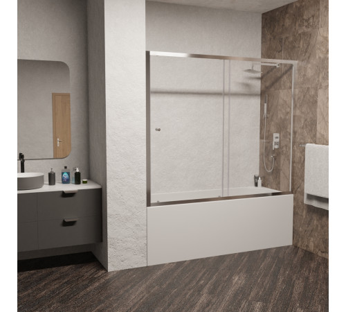 Шторка на ванну RGW SC-42 (Шиншилла, 1600) купить  в Сочи