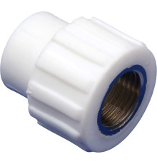Муфта MeerPlast PPRC 25х1/2 ВР белый (1/10/160)