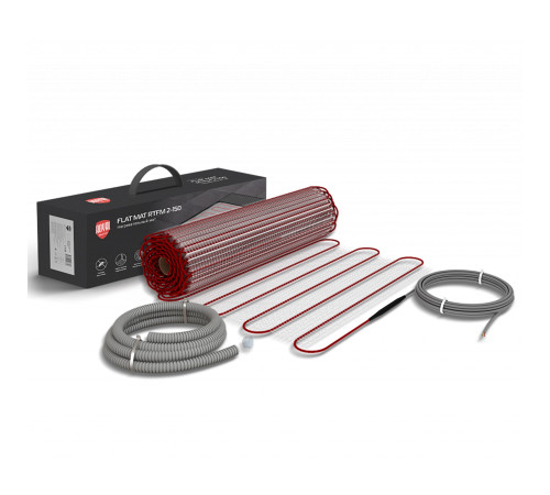 Мат нагревательный Royal Thermo Flat Mat RTFM 2-150-12 с терморегулятором RTS-16 Мат нагревательный Royal Thermo Flat Mat RTFM 2-150-12 с терморегулятором RTS-16