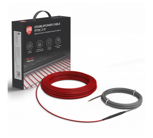 Кабель нагревательный Royal Thermo Doublepower Cable RTDC 2-17-1000 (комплект) купить в Сочи Кабель нагревательный Royal Thermo Doublepower Cable RTDC 2-17-1000 (комплект) купить в Сочи