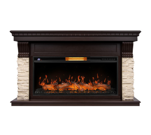 Каминокомплект: Очаг Royal Thermo Aurora RTFP/P-AR40LS, портал Michigan 42/40/36, кам. мол., шп. тем купить в Сочи Каминокомплект: Очаг Royal Thermo Aurora RTFP/P-AR40LS, портал Michigan 42/40/36, кам. мол., шп. тем купить в Сочи