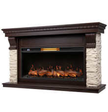 Каминокомплект: Очаг Royal Thermo Aurora RTFP/P-AR40LS, портал Michigan 42/40/36, кам. мол., шп. тем