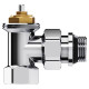 Набор термостатический угловой Royal Thermo Design 1/2"М30х1,5 (Хром) купить  в Сочи