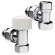 Набор термостатический угловой Royal Thermo Design 1/2"М30х1,5 (Хром) купить  в Сочи
