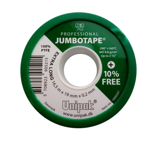 Лента JUMBOTAPE UNIPAK (16,5 м х 19 мм х 0,2 мм, MD-0,6 г/см3) (зел. упак.) купить в Сочи Лента JUMBOTAPE UNIPAK (16,5 м х 19 мм х 0,2 мм, MD-0,6 г/см3) (зел. упак.) купить в Сочи