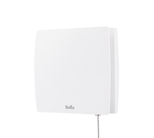 Вентилятор вытяжной Ballu BAF-SL 100 VP с обратным клапаном и тяговым выключателем Вентилятор вытяжной Ballu BAF-SL 100 VP с обратным клапаном и тяговым выключателем