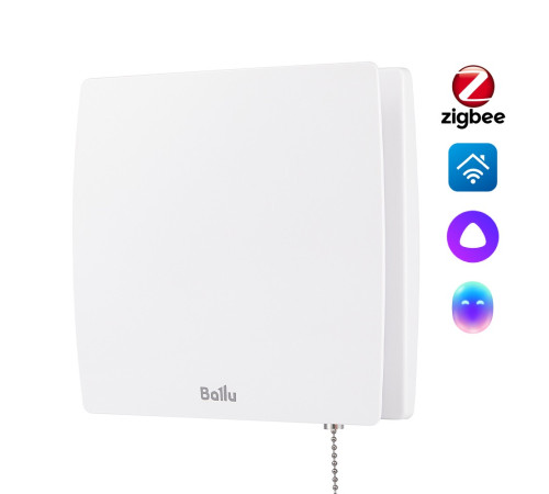 Вентилятор вытяжной Ballu BAF-SL 100 VP с обратным клапаном и тяговым выключателем Вентилятор вытяжной Ballu BAF-SL 100 VP с обратным клапаном и тяговым выключателем