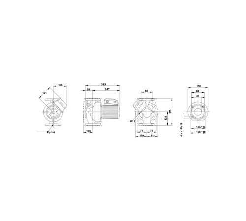 Насос циркуляционный Grundfos UPS 40-60/2 F (1х220) купить в Сочи Насос циркуляционный Grundfos UPS 40-60/2 F (1х220) купить в Сочи