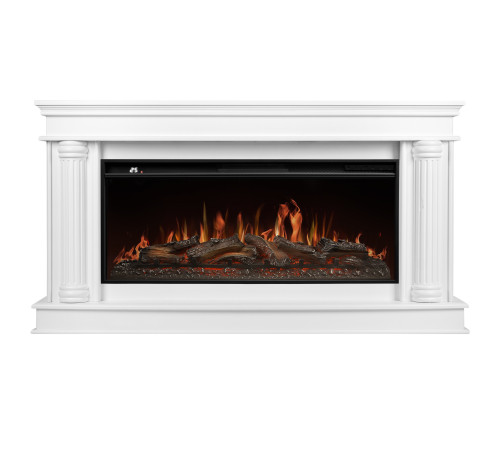 Каминокомплект: Очаг Royal Thermo Aurora RTFP/P-AR40LS, портал Olympia 42/40/36, белый купить  в Сочи