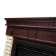 Каминокомплект: Очаг Electrolux EFP/P-3020LS N, портал Bricks 30 камень бежевый, шпон темный дуб купить в Сочи