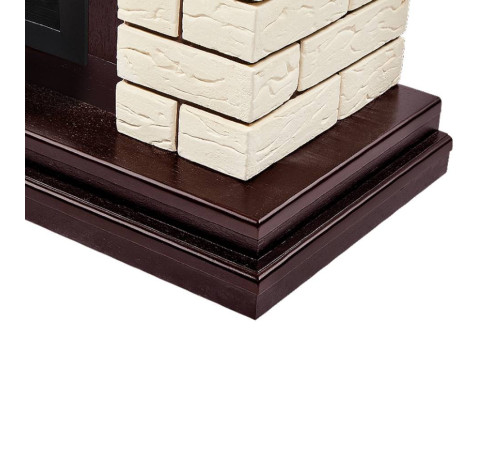 Каминокомплект: Очаг Electrolux EFP/P-3020LS N, портал Bricks 30 камень бежевый, шпон темный дуб купить в Сочи Каминокомплект: Очаг Electrolux EFP/P-3020LS N, портал Bricks 30 камень бежевый, шпон темный дуб купить в Сочи