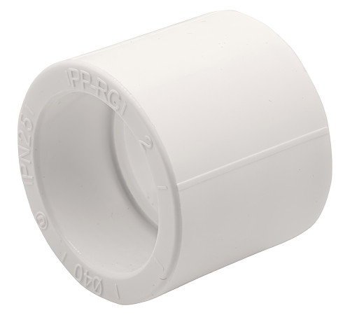 Муфта THERMOLIGHT соединительная PP-R 40 белый (15/135) купить  в Сочи