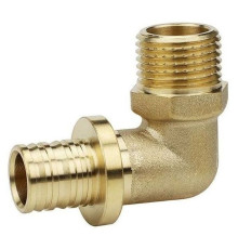 Угол VARMEGA Slide-fit 90 гр., НР, 25x3/4", аксиальный, латунь, VM51416
