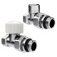Набор термостатический прямой Royal Thermo Design 1/2"М30х1,5 (Хром) купить  в Сочи