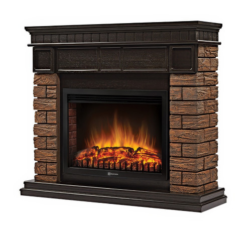 Портал Firelight Bricks Wood 25 камень темный, шпон венге купить в Сочи Портал Firelight Bricks Wood 25 камень темный, шпон венге купить в Сочи