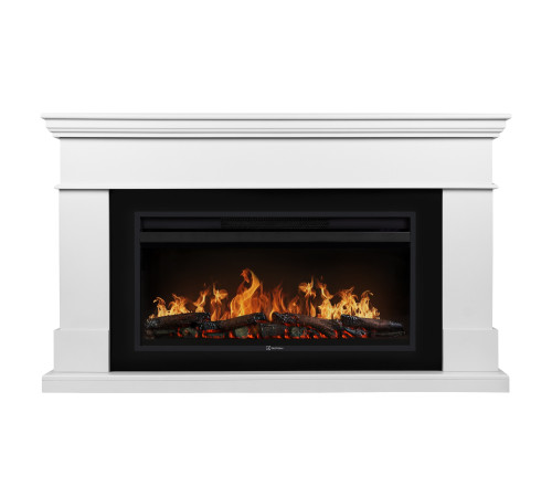 Каминокомплект: Очаг Electrolux EFP/P-3620LS, портал California 42/40/36, белый купить в Сочи Каминокомплект: Очаг Electrolux EFP/P-3620LS, портал California 42/40/36, белый купить в Сочи