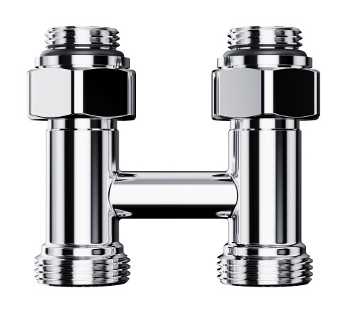 Узел нижнего подключения Royal Thermo Design прямой 1/2"х3/4"EK (хром) купить  в Сочи Узел нижнего подключения Royal Thermo Design прямой 1/2"х3/4"EK (хром) купить  в Сочи