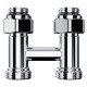 Узел нижнего подключения Royal Thermo Design прямой 1/2"х3/4"EK (хром) купить  в Сочи