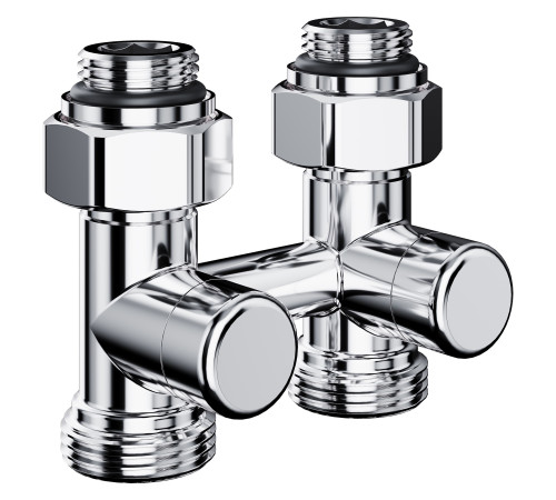 Узел нижнего подключения Royal Thermo Design прямой 1/2"х3/4"EK (хром) купить  в Сочи Узел нижнего подключения Royal Thermo Design прямой 1/2"х3/4"EK (хром) купить  в Сочи