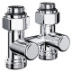 Узел нижнего подключения Royal Thermo Design прямой 1/2"х3/4"EK (хром) купить  в Сочи