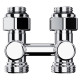 Узел нижнего подключения Royal Thermo Design прямой 1/2"х3/4"EK (хром) купить  в Сочи