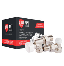 Набор термостатический Royal Thermo для радиатора осевой 1/2" М30х1,5