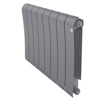 Радиатор биметаллический Royal Thermo Infinity 500 Silver Satin - 8 секц.