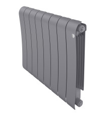 Радиатор биметаллический Royal Thermo Infinity 500 Silver Satin - 8 секц.