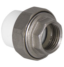 Муфта TEBO бел. PP-R комбин. разъемная (Американка) 32х1 1/4" ВР O-ring