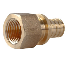 Муфта VARMEGA Slide-fit переходная (переходник) ВР, 20х1/2", аксиальная, латунь, VM51313
