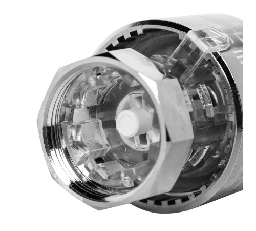 Термоголовка жидкостная Royal Thermo Design М30х1,5 (хром) купить  в Сочи Термоголовка жидкостная Royal Thermo Design М30х1,5 (хром) купить  в Сочи