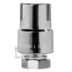 Термоголовка жидкостная Royal Thermo Design М30х1,5 (хром) купить  в Сочи