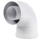 Отвод коаксиальный Royal Thermo 60/100, 90 гр. M/F для конденсационных котлов купить в Сочи