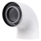 Отвод коаксиальный Royal Thermo 60/100, 90 гр. M/F для конденсационных котлов купить в Сочи