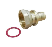 Муфта VARMEGA Slide-fit переходная (переходник) с накидн. гайкой, 25х3/4", латунь, VM51816